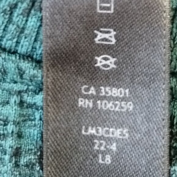 Lululemon Engineered Warmth Wool Blend Crew Neck Sweater Green/Jasper Size M - Picture 5 of 6